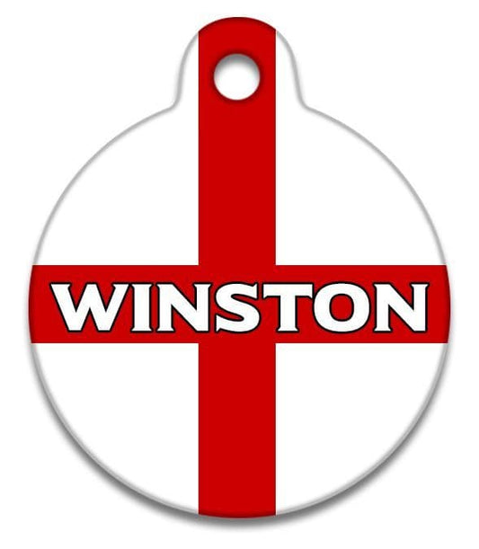England St George - Pet (Dog & Cat) ID Tag