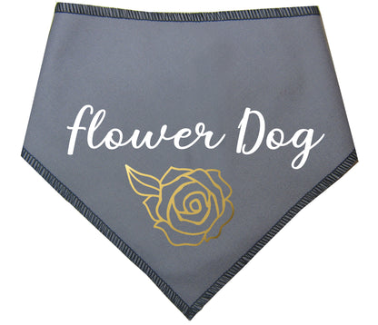 Flower Dog Wedding Dog Bandana