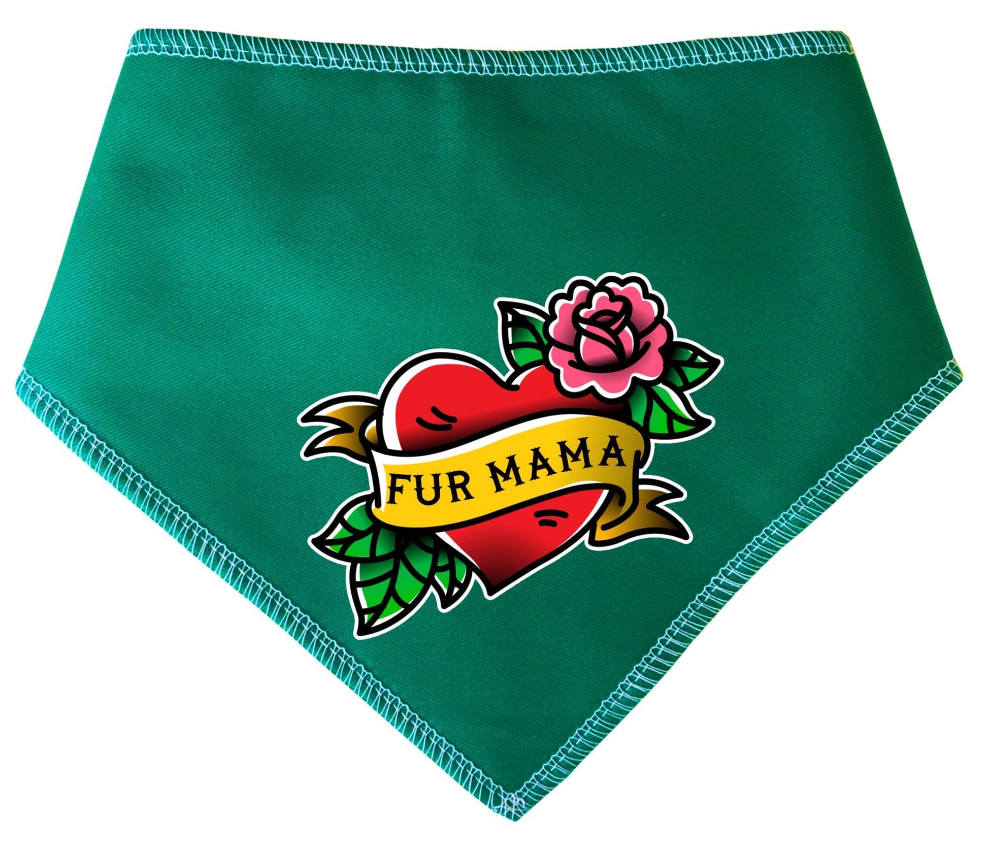 Fur Mama Tattoo  Mother's Day Dog Bandana