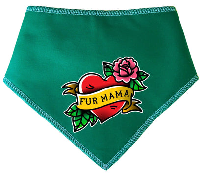 Fur Mama Tattoo  Mother's Day Dog Bandana