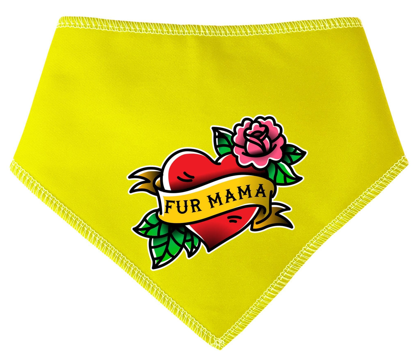 Fur Mama Tattoo  Mother's Day Dog Bandana