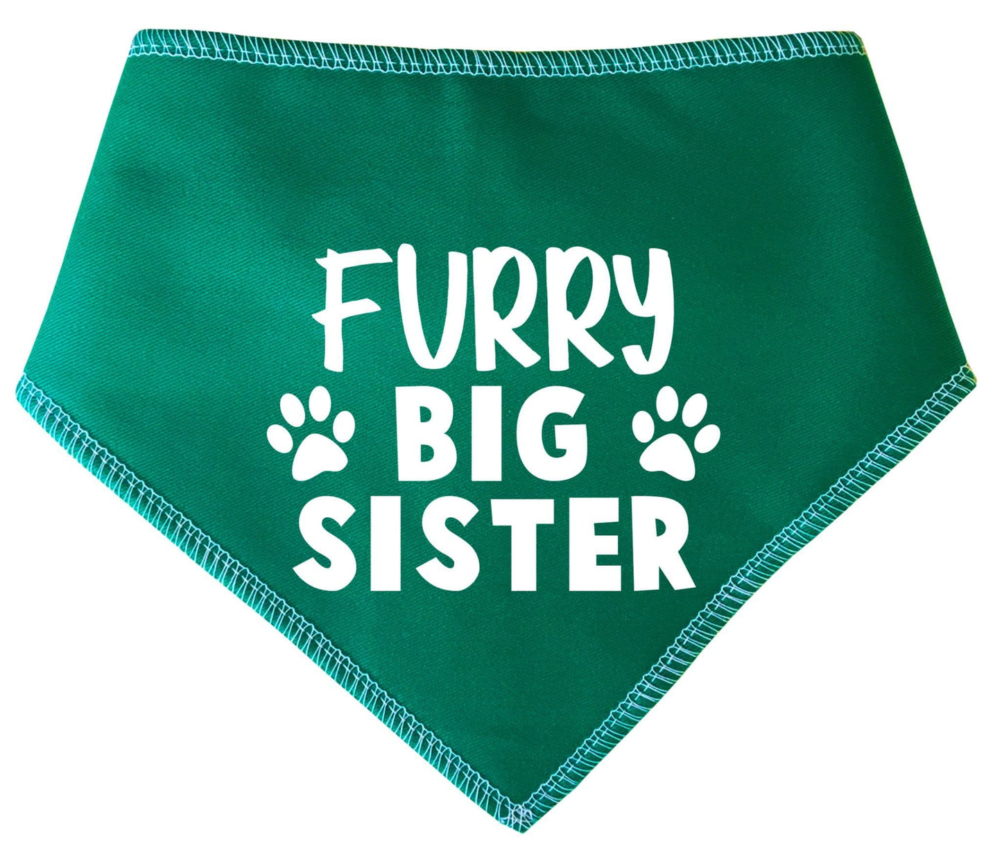 'Furry Big Sister' Fur Family Dog Bandana