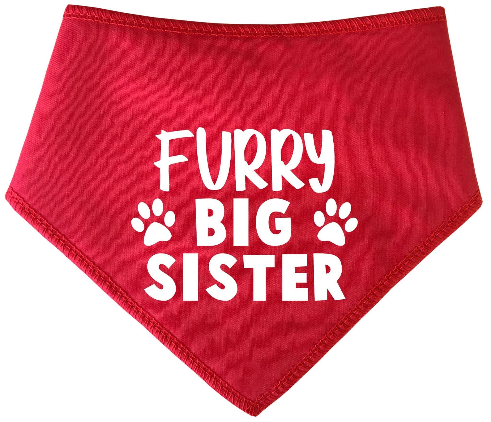 'Furry Big Sister' Fur Family Dog Bandana