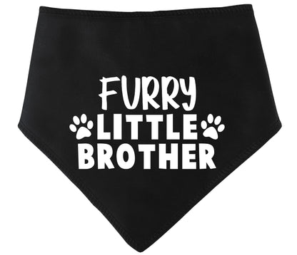 Furry Little Brother Dog Bandana
