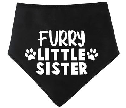 Furry Little Sister Dog Bandana