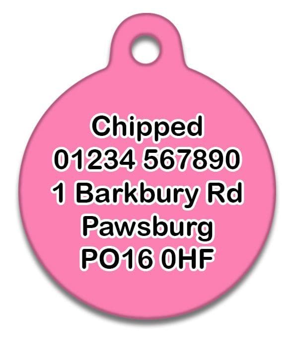 Garden Growing Flowers - Pet (Dog & Cat) ID Tag