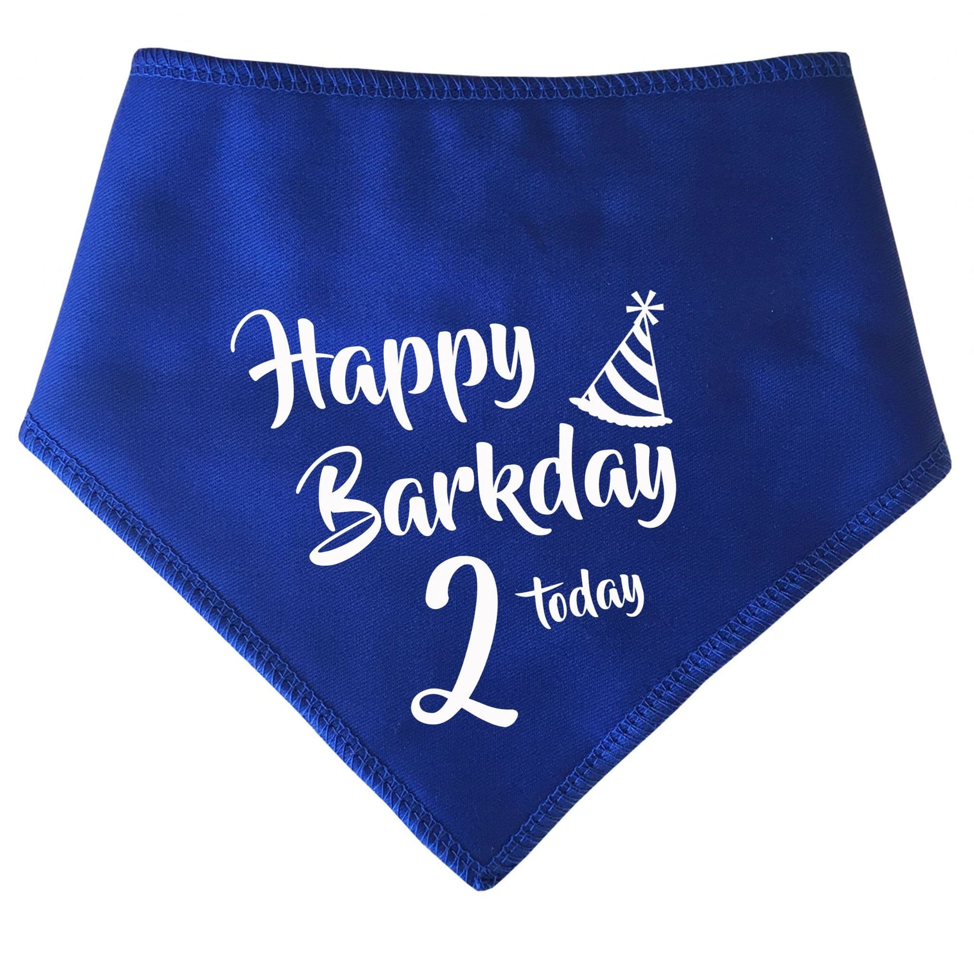 Happy Barkday Dog Bandana - Any Age
