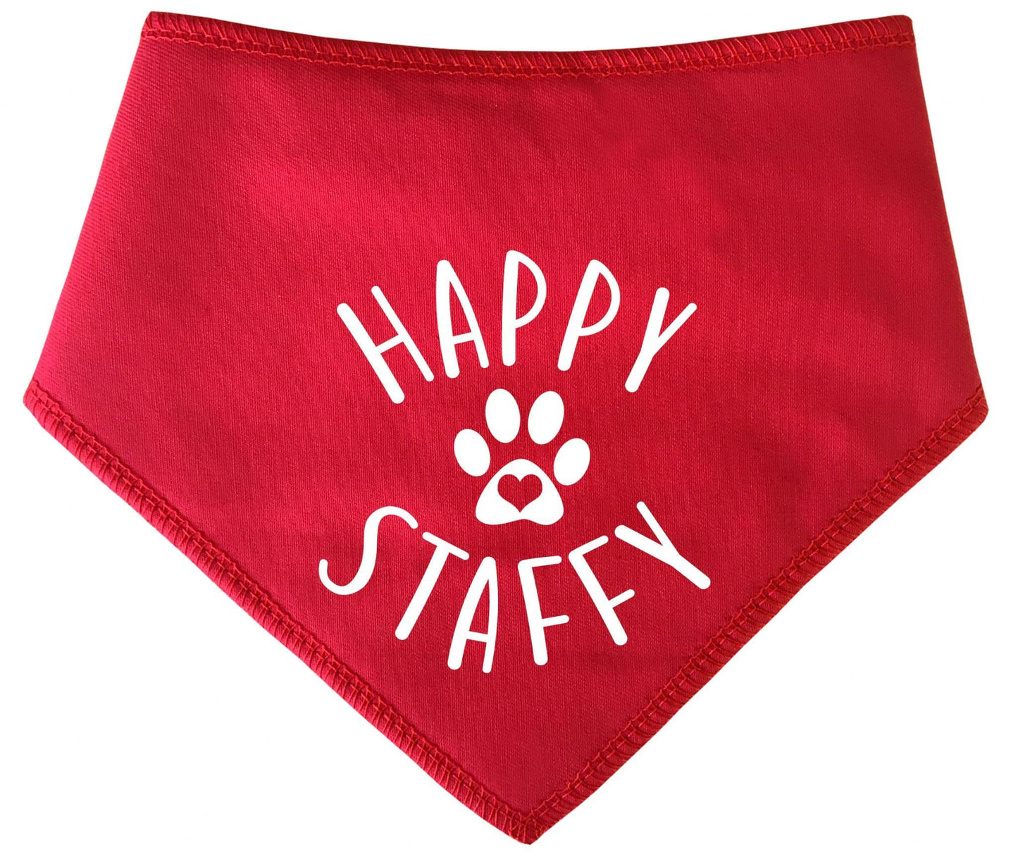 'Happy Staffy' Dog Bandana