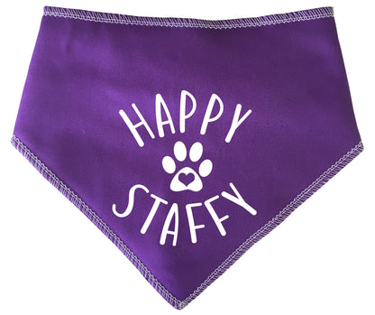Happy Staffy Dog Bandana