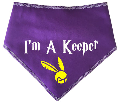 Harry Potter 'I'm a Keeper' Dog Bandana