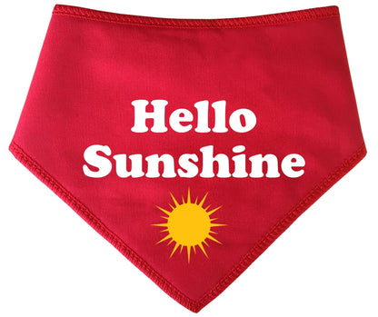 'Hello Sunshine' Summer Dog Bandana