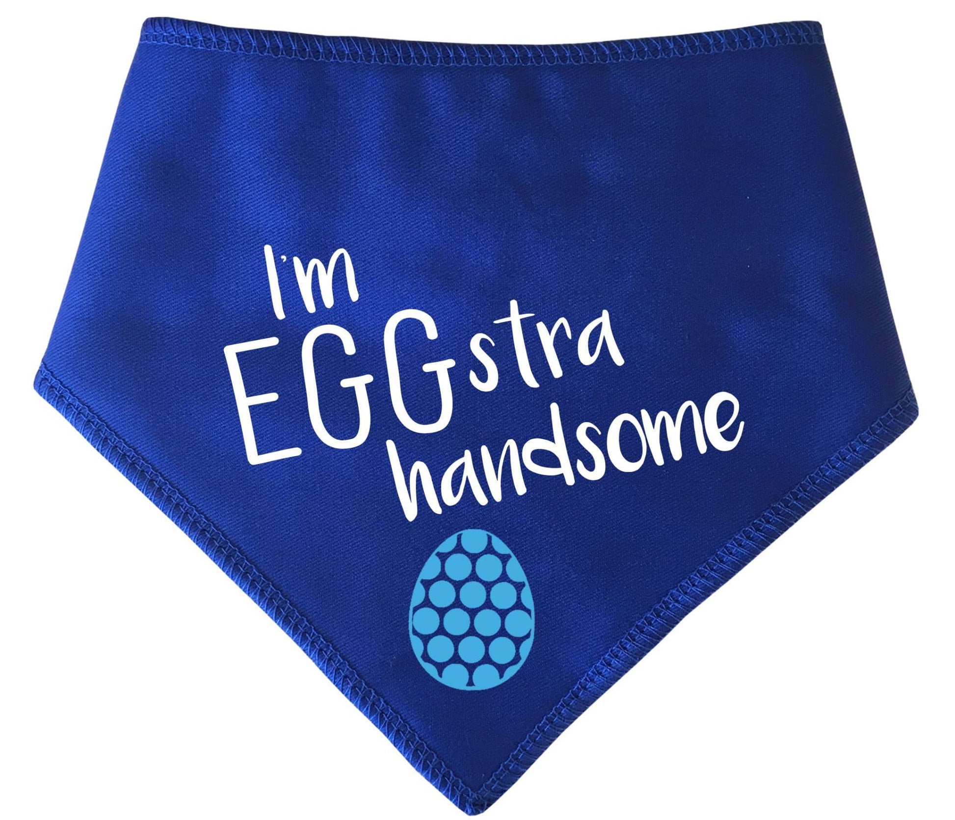 I'm EGGstra handsome' Easter Dog Bandana