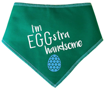 I'm EGGstra handsome' Easter Dog Bandana