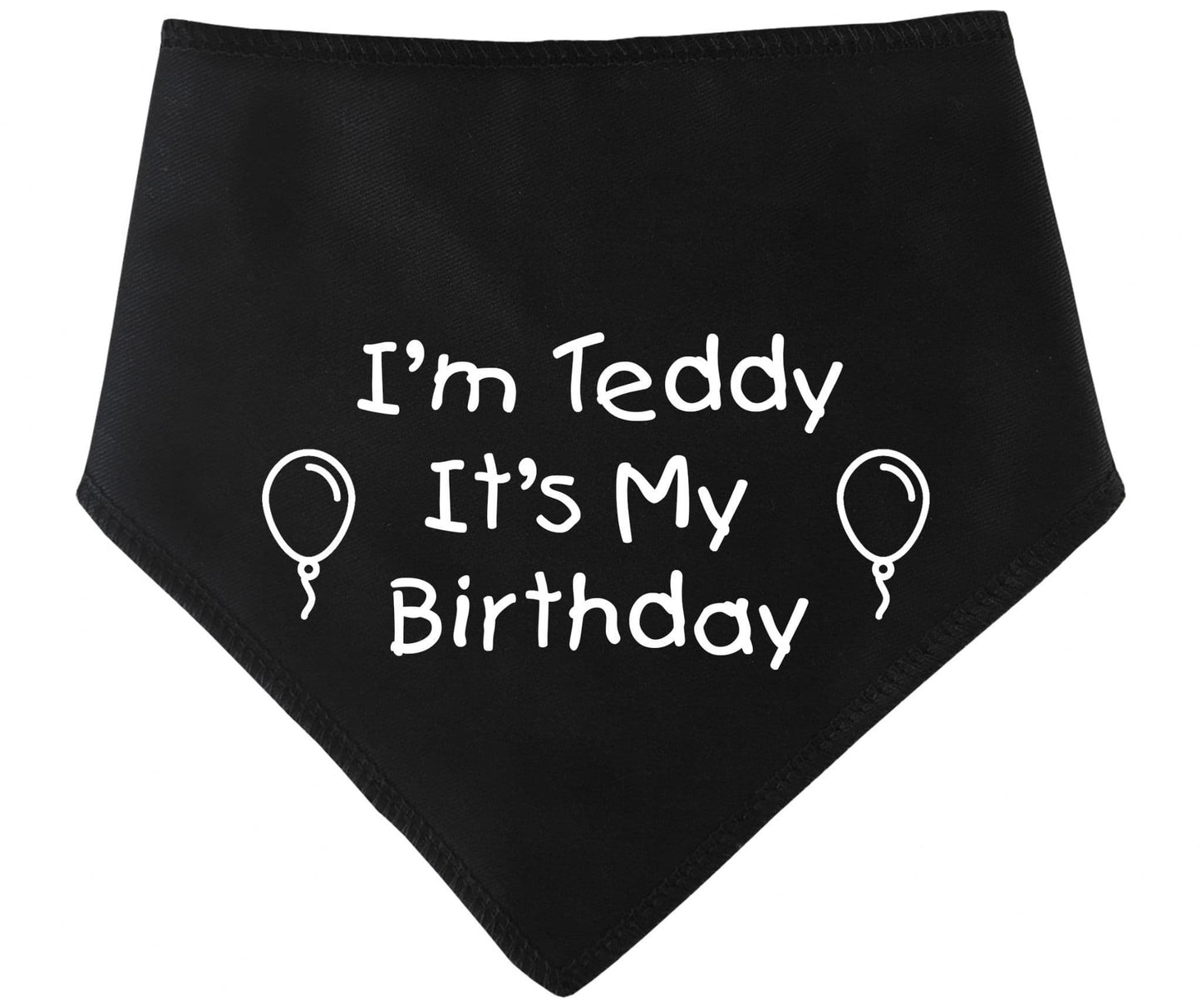 I'm (Name) It's My Birthday' Personalised With Name Dog Bandana