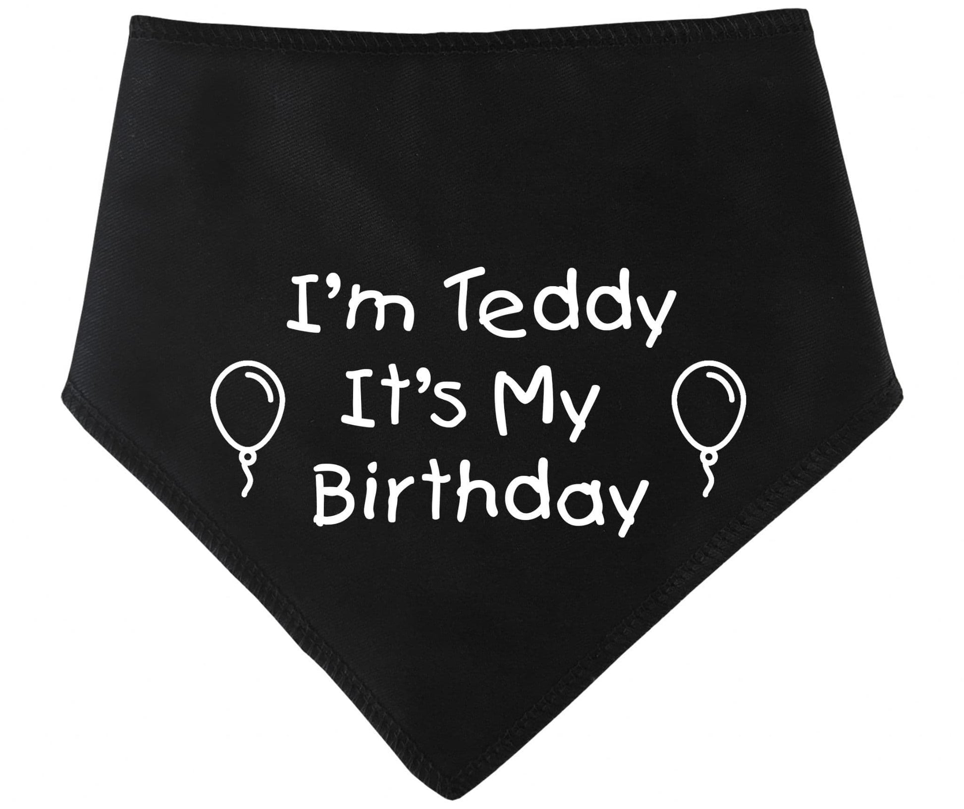 I'm (Name) It's My Birthday' Personalised With Name Dog Bandana