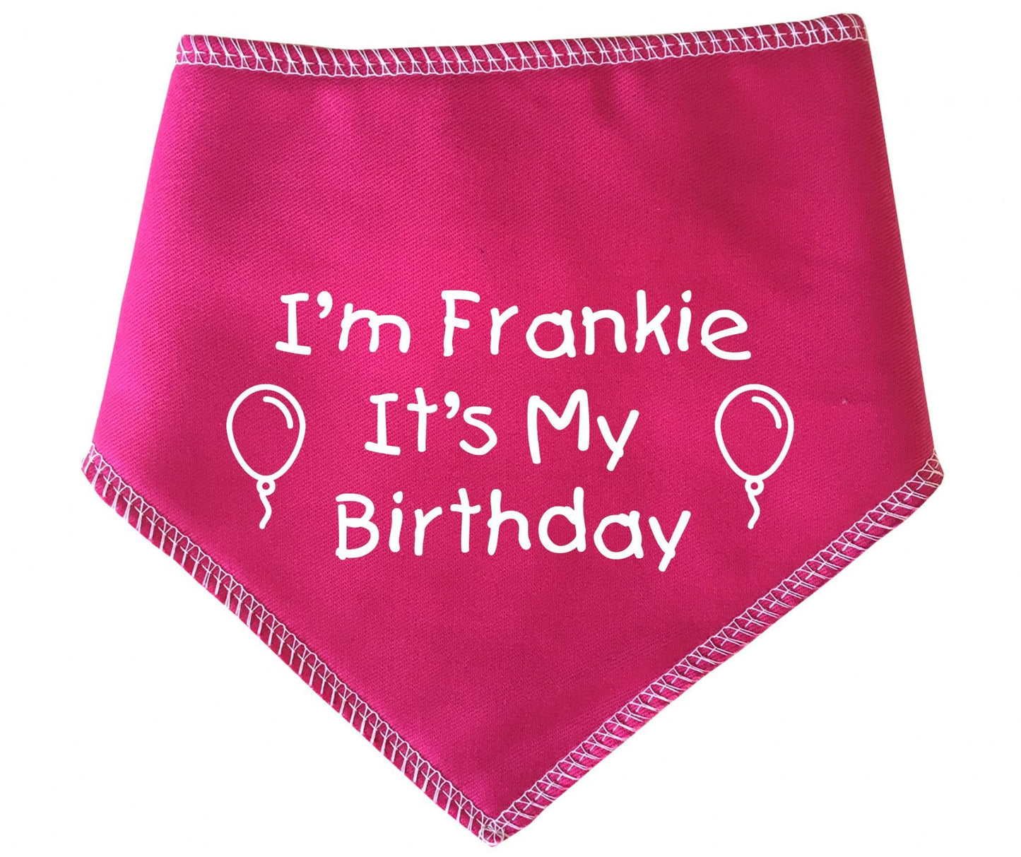 I'm (Name) It's My Birthday' Personalised With Name Dog Bandana
