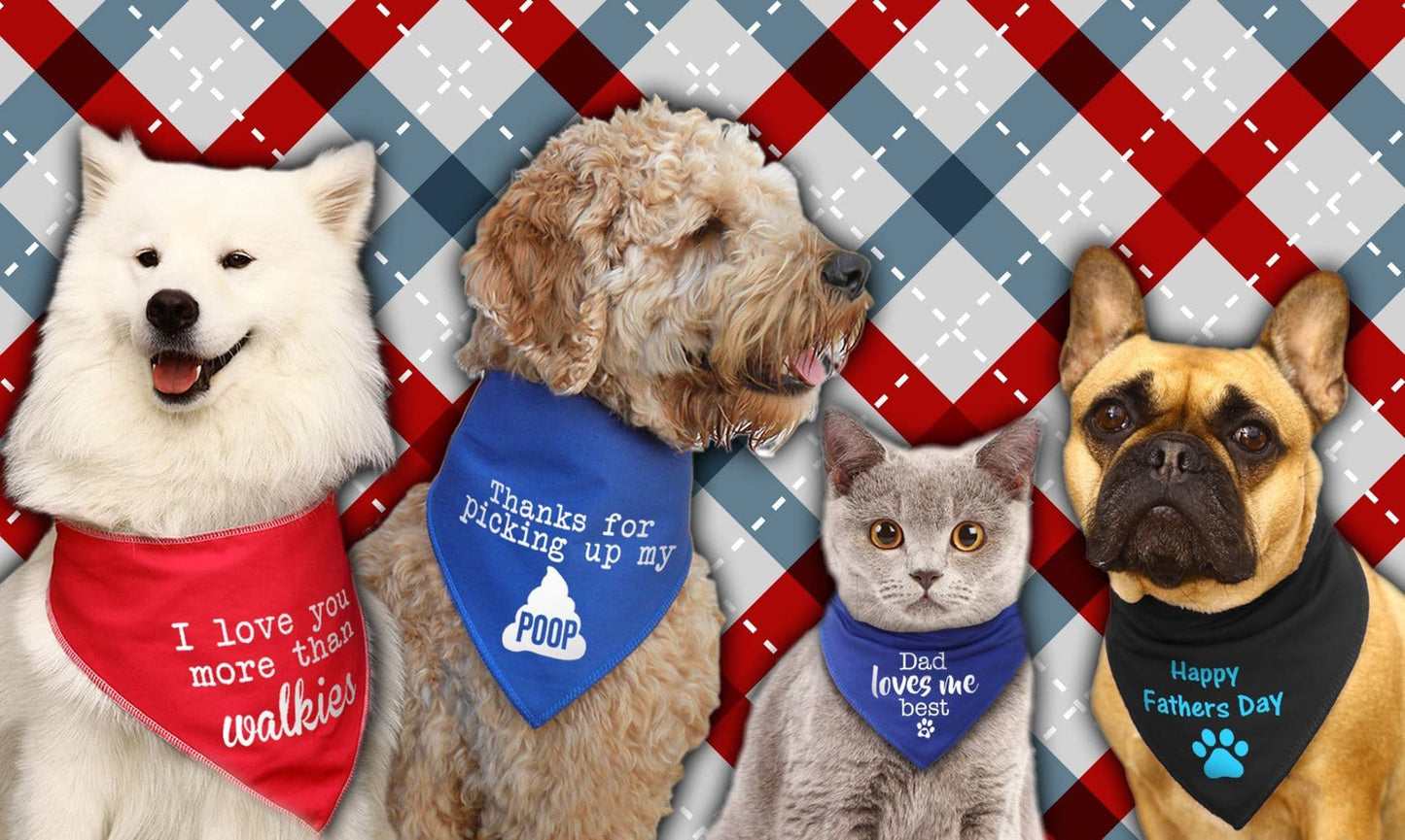 If You Think I'm Cute' Father's Day Dog Bandana