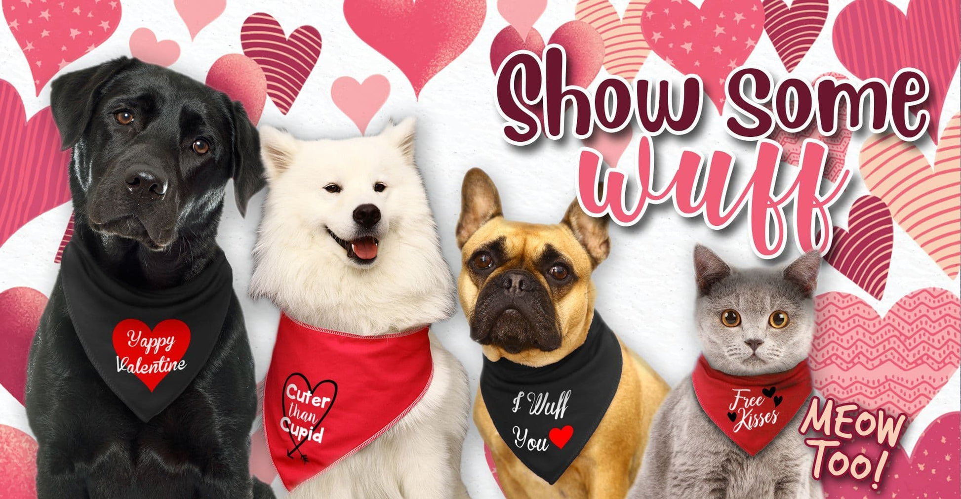 'Little Heart Breaker' Valentine's Day Dog Bandana