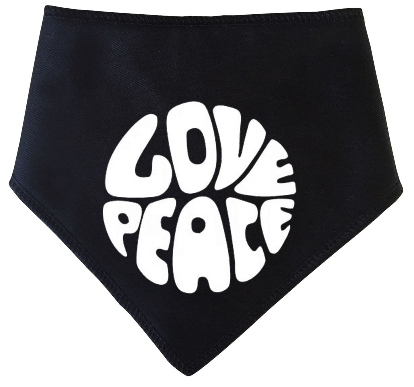 Love & Peace Dog Bandana