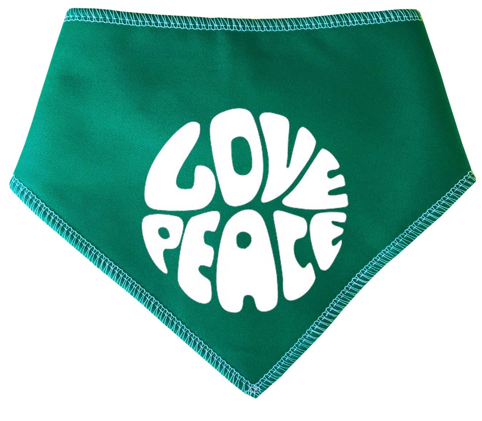 Love & Peace Dog Bandana