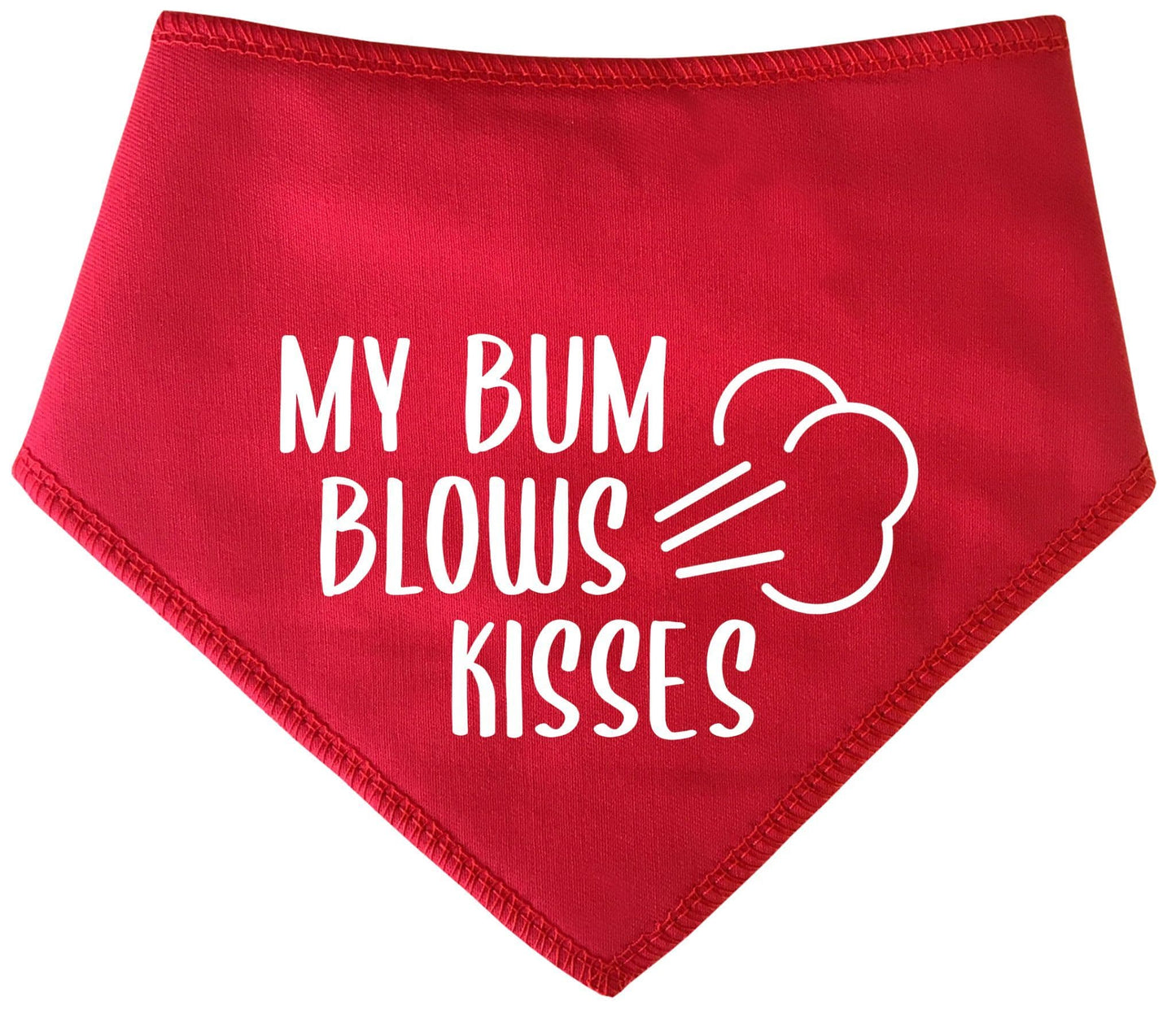 'My Bum Blows Kisses' Dog Bandana