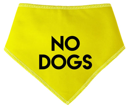 'No Dogs' Alert Dog Bandana