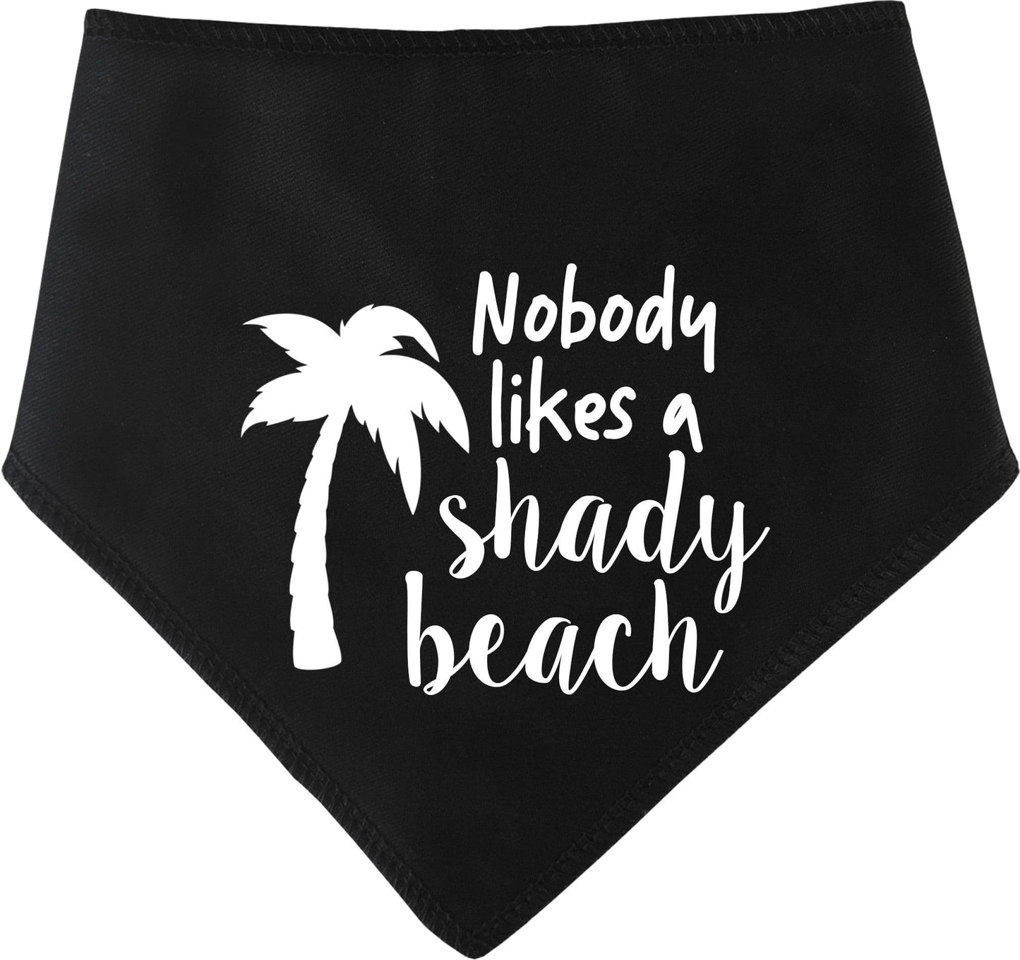 'Nobody Likes A Shady Beach' Summer Dog Bandana