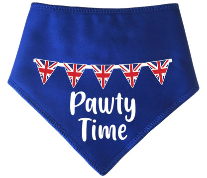 Pawty Time Bunting  70th  Jubilee  Dog Bandana