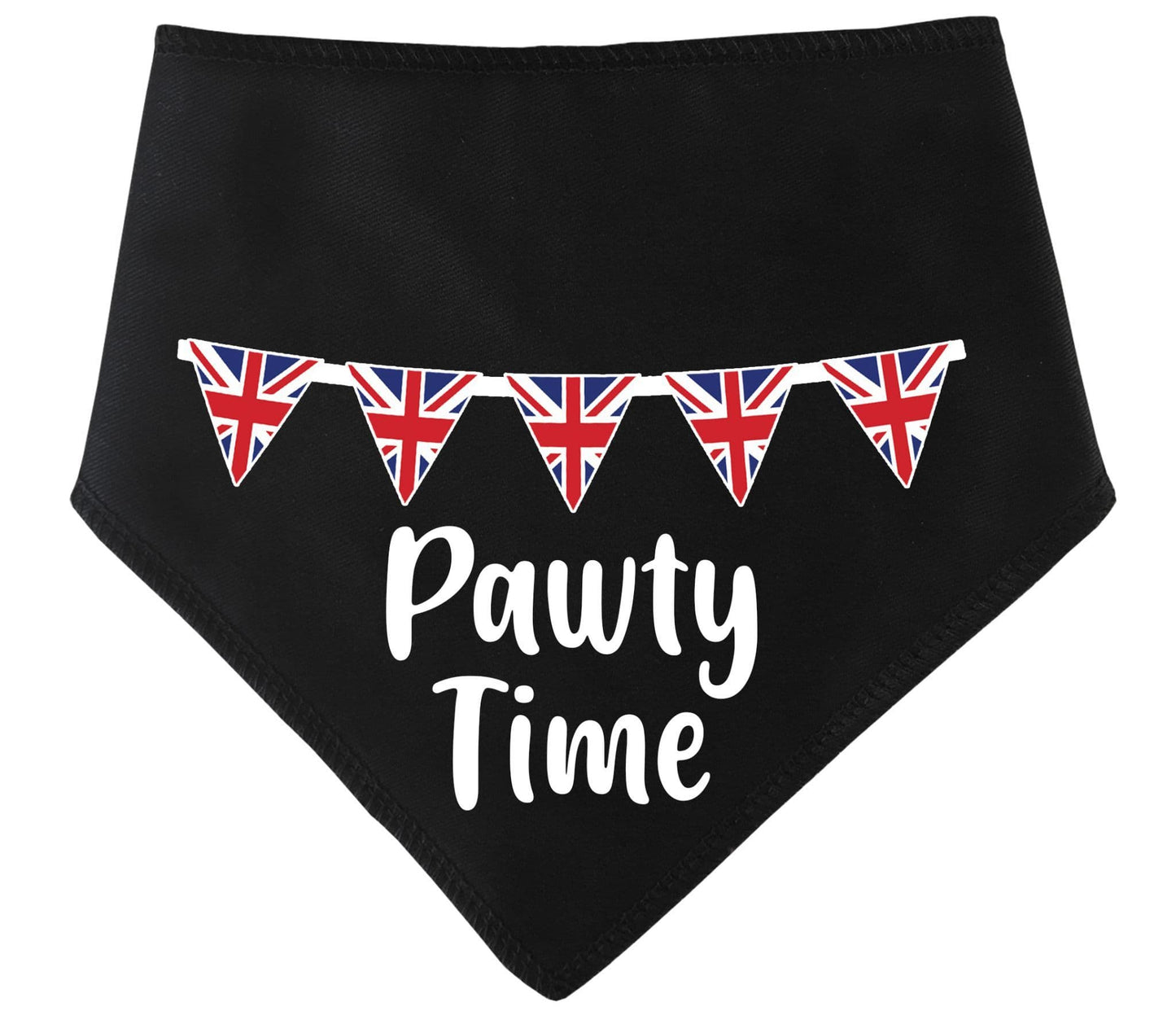 Pawty Time Bunting  70th  Jubilee  Dog Bandana