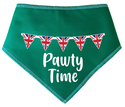 Pawty Time Bunting  70th  Jubilee  Dog Bandana