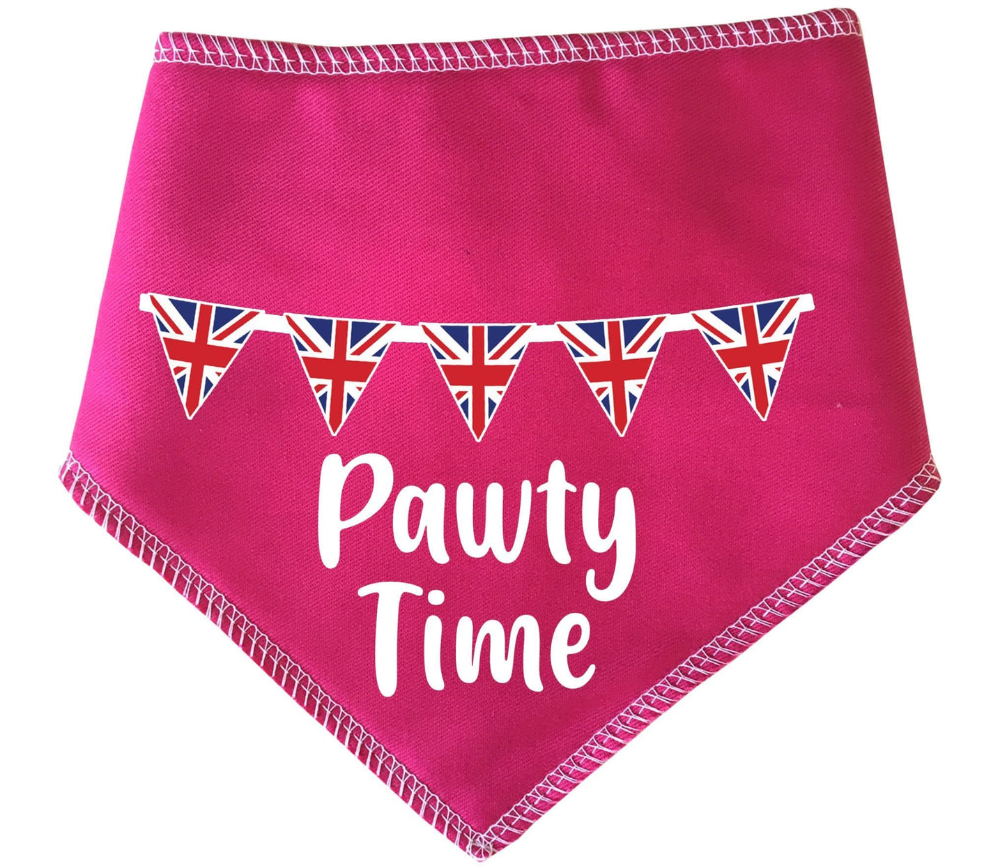 Pawty Time Bunting  70th  Jubilee  Dog Bandana
