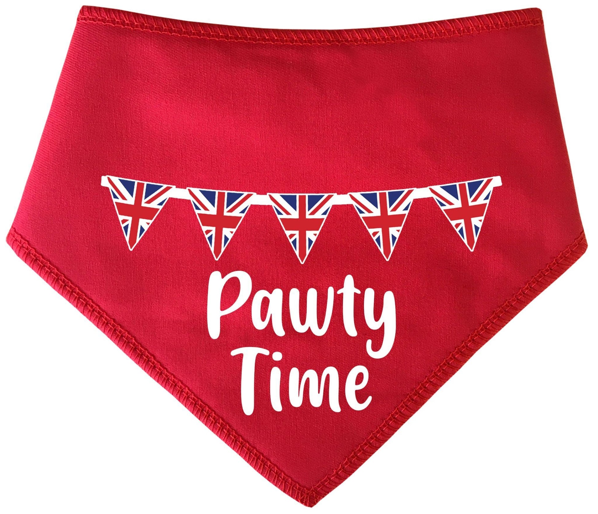 Pawty Time Bunting  70th  Jubilee  Dog Bandana