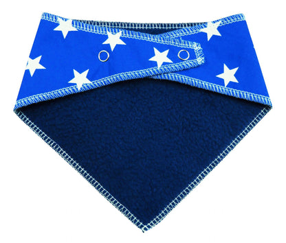Personalised Blue Super Star Dog Bandana