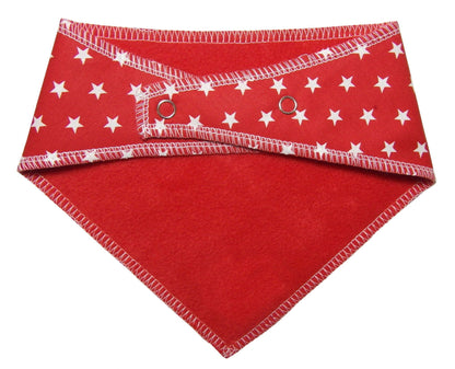 Personalised Red Small Star Dog Bandana