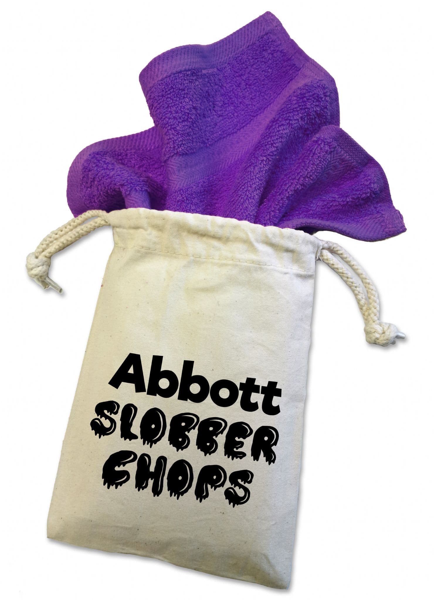 Personalised 'Slobber Chops' Dog Face Cloth For Doggy Dribbles