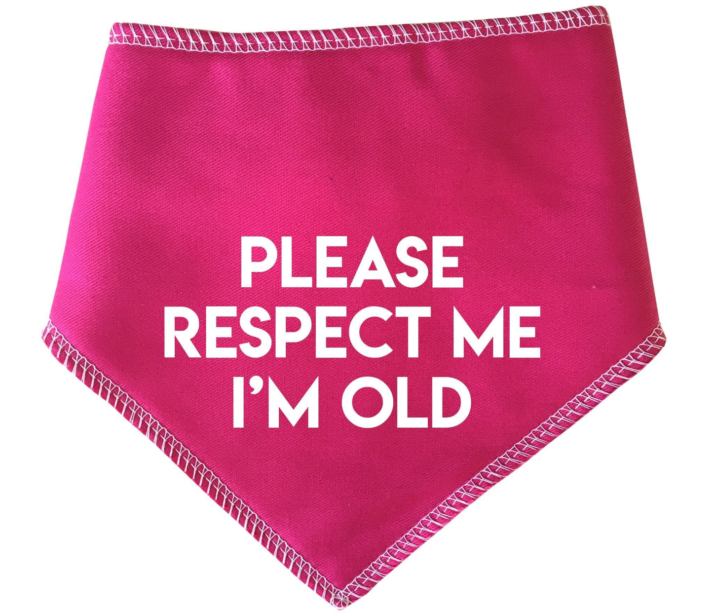 'Please Respect Me I'm Old' Alert Dog Bandana