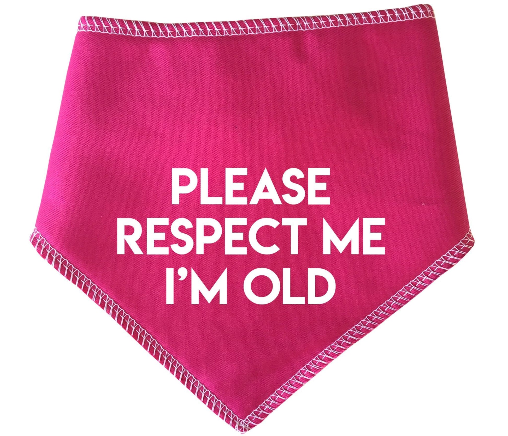 'Please Respect Me I'm Old' Alert Dog Bandana