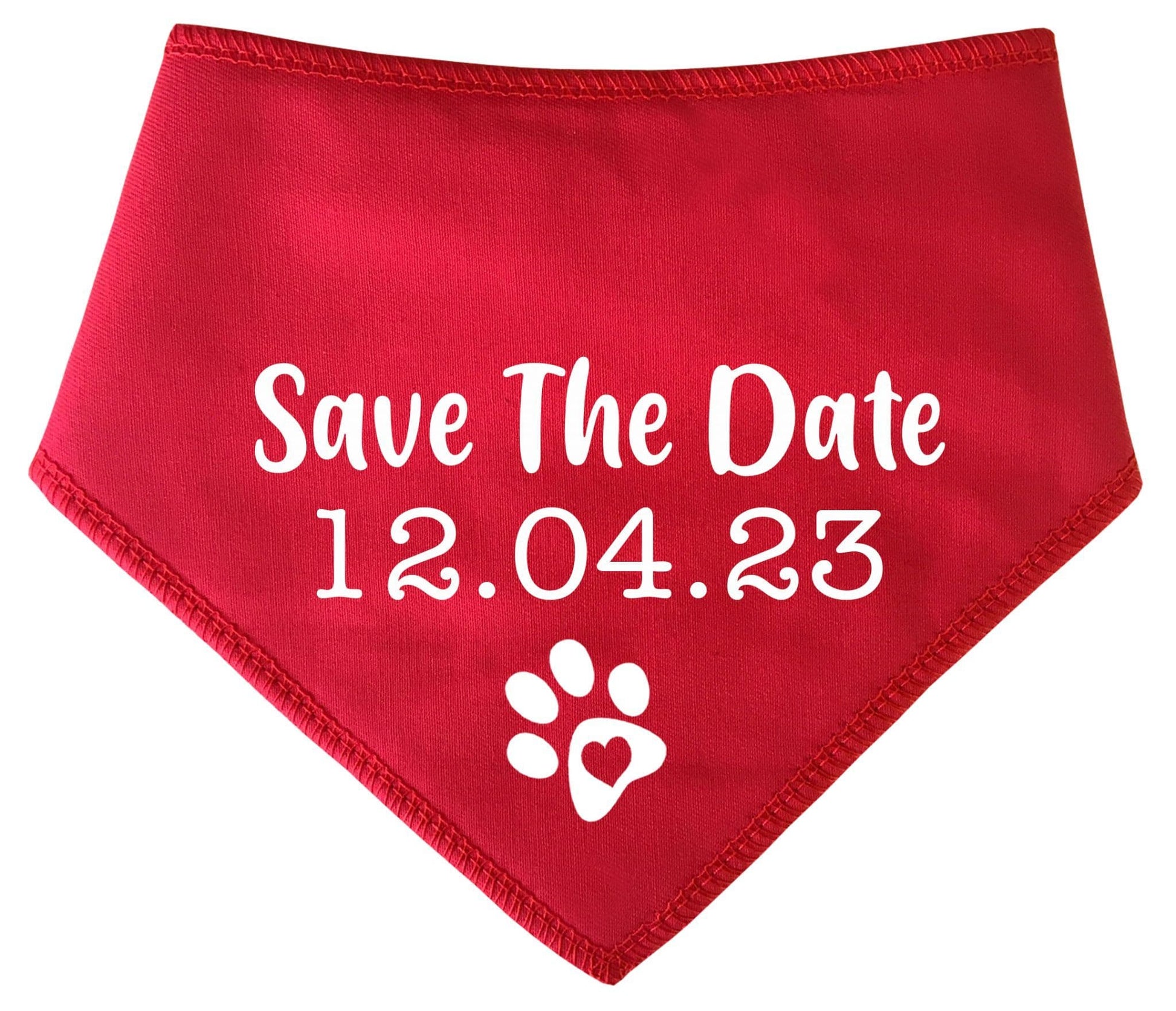 Save The Date' Personalised Wedding Bandana