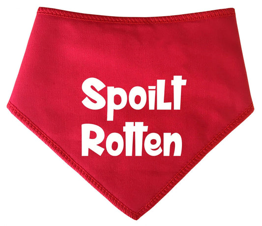 'Spoilt Rotten' Dog Bandana