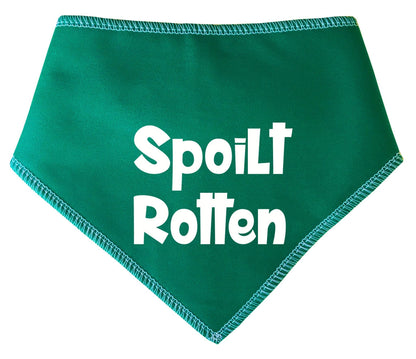 'Spoilt Rotten' Dog Bandana