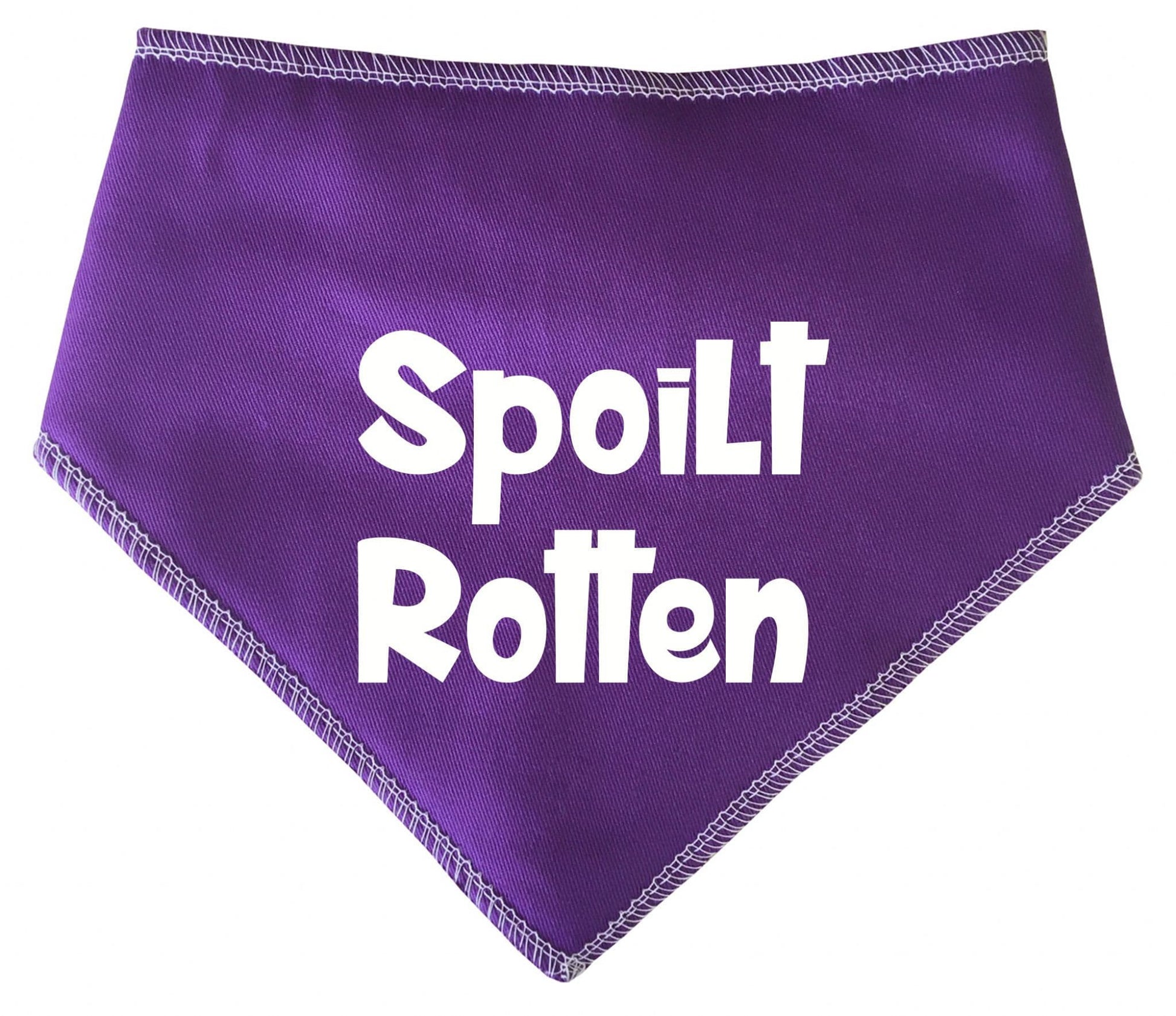 'Spoilt Rotten' Dog Bandana