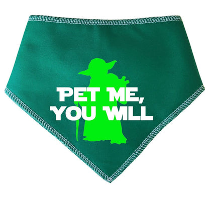 Star Wars Yoda 'Pet Me You Will' Dog Bandana