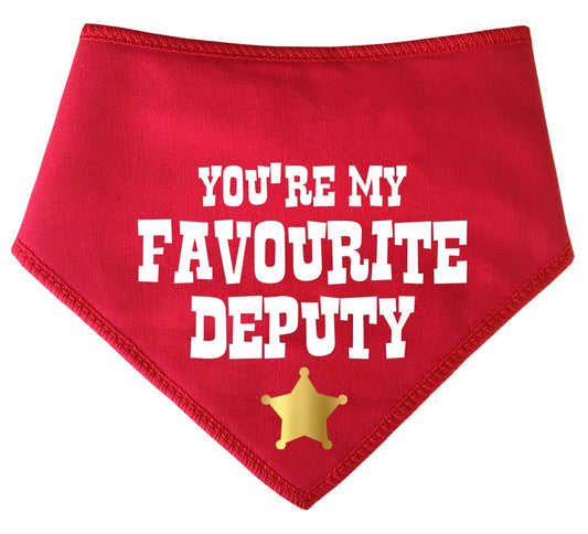 Toy Story Woody 'You're My Favourite Deputy' Dog Bandana