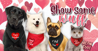 I Wuff You Dog Bandana