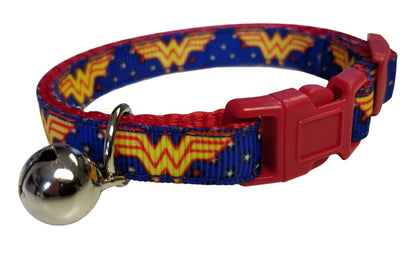 Wonder Woman Cat Collar